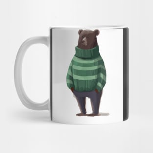 Bear in Winter Pullover Mug